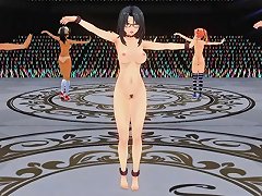 3d Animated Girls Perform In Mmd